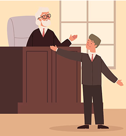 تمثيل الأفراد أمام المحاكم